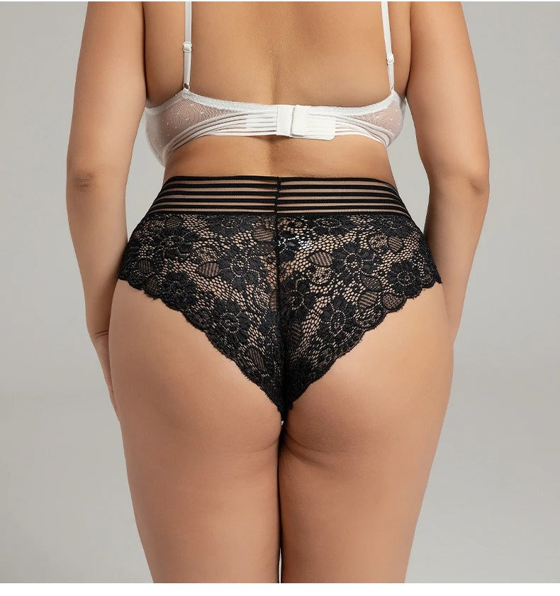 3PCS High Waist Solid Color Silky Soft Womens Panties Small Size Sexy Breathable Women's Underwear Seamless Comfortable Lingerie
