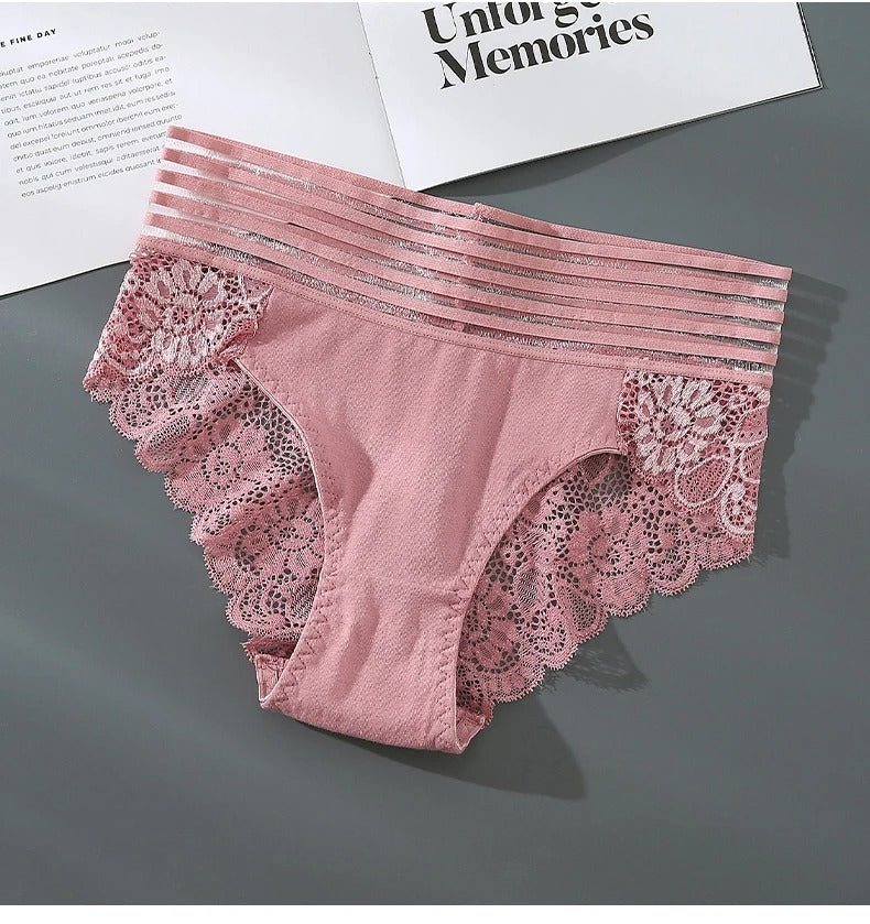 3PCS High Waist Solid Color Silky Soft Womens Panties Small Size Sexy Breathable Women's Underwear Seamless Comfortable Lingerie
