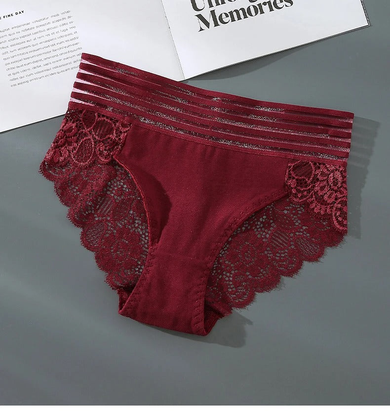 3PCS High Waist Solid Color Silky Soft Womens Panties Small Size Sexy Breathable Women's Underwear Seamless Comfortable Lingerie